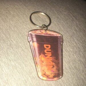 NWOT DD dunkin donut  🍩 Coffee keychain OBO